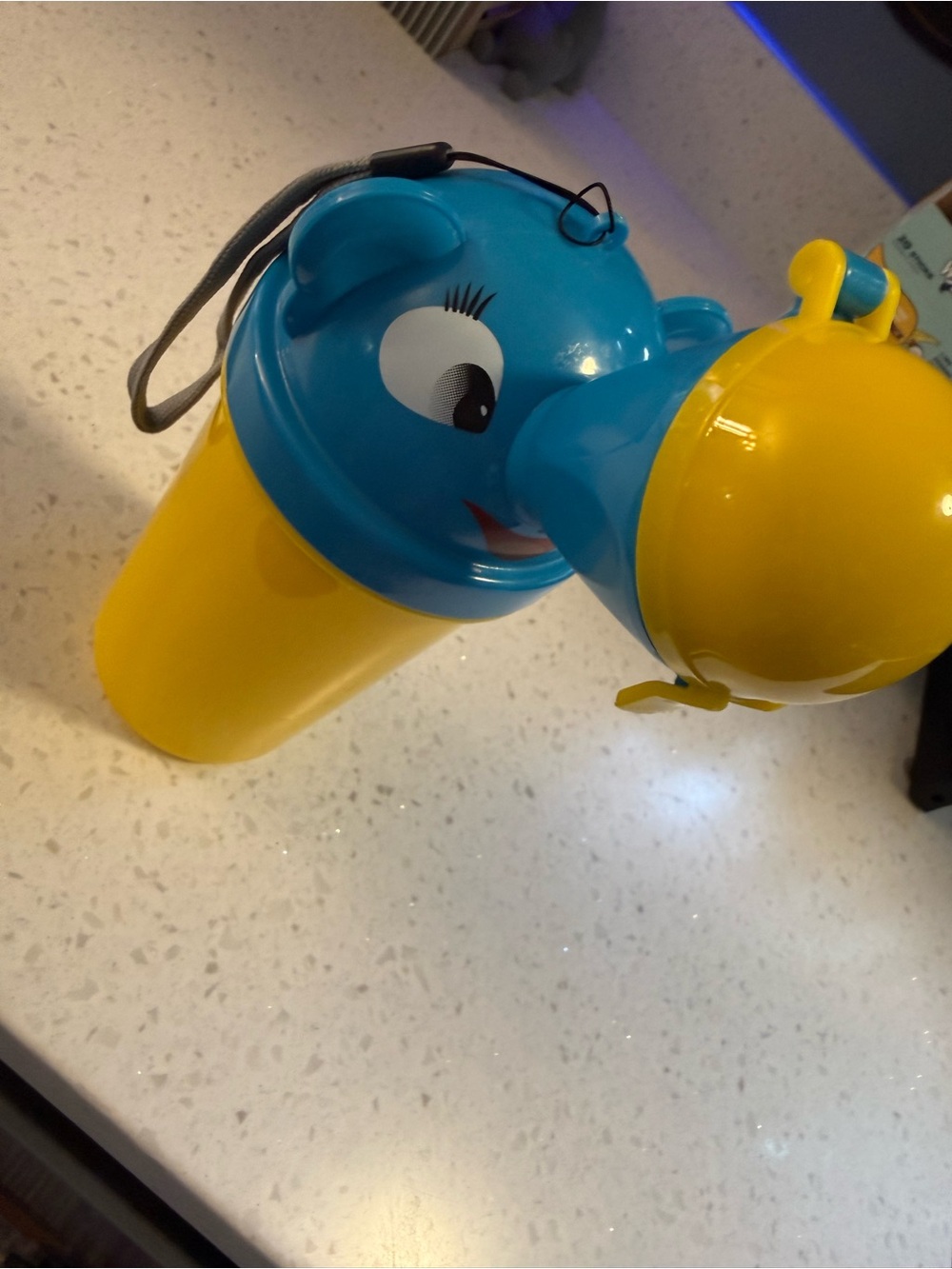 Kids Blue & Yellow Elephant travel urinal